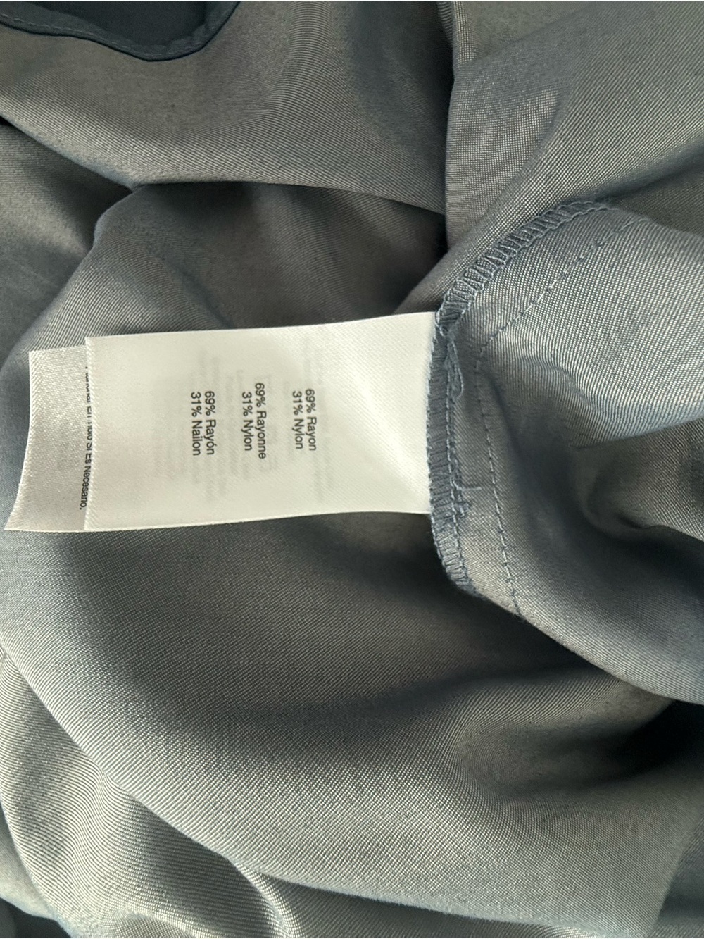 Halston Heritage Slate Blue Sleeveless V-Neck Maxi Dress with Buckle Waist - Picture 9 of 10